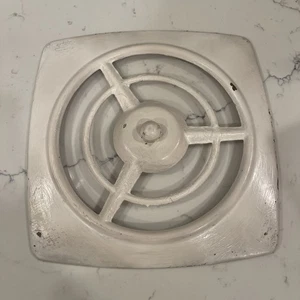 Vintage Exhaust Fan Cover 11 1/4 Wall Ceiling Art Deco Kitchen Metal - Picture 1 of 2