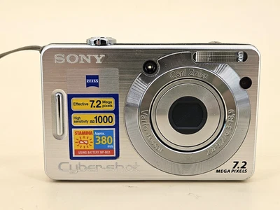 Appareil Photo Numérique Sony Cyber-shot DSC-W50 6.0MP Digital Camera Silver - Photo 1/4