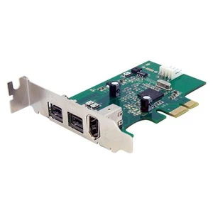 StarTech PEX1394B3LP 3 Port 2b 1a Low Profile PCI-E 1394 FireWire Adapter - Afbeelding 1 van 1