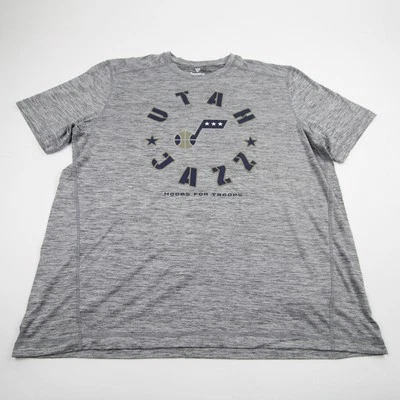 Camisa de manga corta para hombre Utah Jazz Fanatics gris/japezo usada Foto 1 de 4