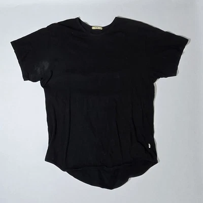EPTM Black Blank Curves Hem Tee Mens XXL Foto 1 de 4