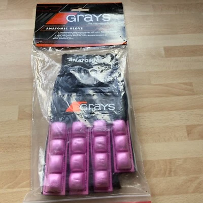 GRAYS NEU Grau Medium anatomisch linke Hand Hand Handschuh Hockey Leder Schaum Größe Large