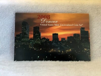 2008 US Mint Uncirculated Coin Set Philadelphia & Denver - Image 1 of 4