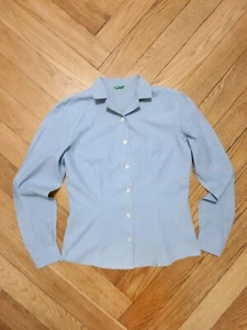 BENETTON HEMD BLUSE SHIRT 100% COTTON MIU ANDERSON BOTTEGA TAILLIERT BUSINESS S - Bild 1 von 4