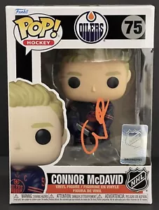 Connor McDavid Signed NHL Edmonton Oilers Funko Pop! #75 With JSA LOA - Picture 1 of 5