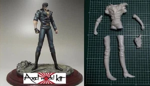 ANIME MODEL - 北斗の拳 Hokuto no Ken 2 • KENSHIRO w MOTORCYCLE LENSES - 1/10 RESIN - Foto 1 di 1