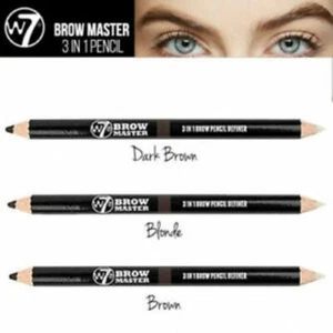 w7 Brow Master 3 in 1 Brow Pencil Definer - You Choose Color - Picture 1 of 4