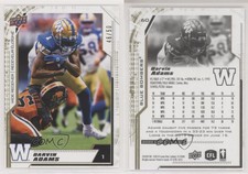 2020 Upper Deck CFL Gold /50 Darvin Adams #60