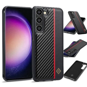 Shockproof Leather Soft Phone Case For Samsung Galaxy S25 S24 S23 S22 S21 S20 S8 - Picture 1 of 17