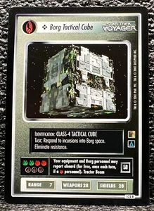 2001 Star Trek CCG 1E The Borg TB 123R - Borg Tactical Cube - Picture 1 of 2