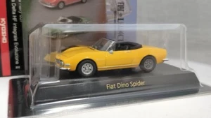 Modellino auto KYOSHO 1/64 Fiat Dino Spider giallo pressofuso gratuito/spediz... - Foto 1 di 11