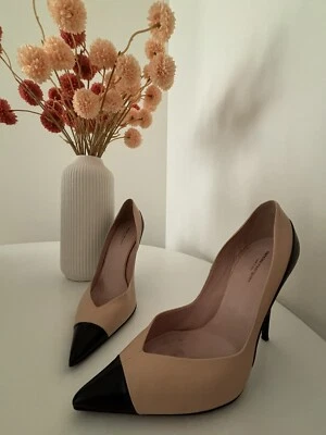 Zapatos de salón de cuero Narciso Rodriguez de dos tonos Foto 1 de 4