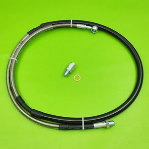 New Front Braided Brake Hose Line For SUZUKI RM125 1984 1985 1986 1987 1988 - Picture 1 of 4