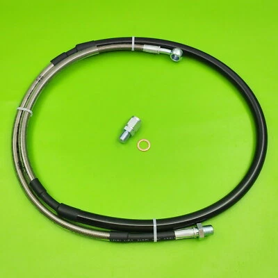 Front Braided Brake Hose Line For SUZUKI DRZ125 DR-Z125L 2003-2022 - Image 1 of 3