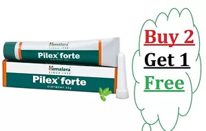 Himalaya Pilex Forte Ointment 1 Tube 30gm Buy 2 Get 1 Free - Picture 1 of 7