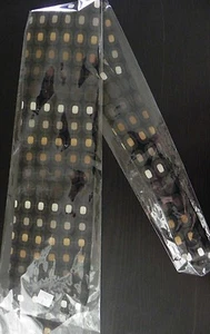 NWT Antonio Ricci Couture Black/Beige/White Geometric Pattern 100% Silk Neck Tie - Picture 1 of 3