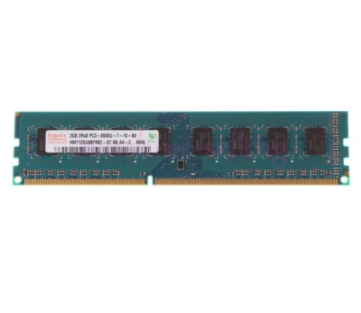 Hynix 2GB DDR3 2RX8 PC3-8500U 1066MHz 240PIN DIMM Desktop memory RAM DIMM Intel - Image 1 of 4