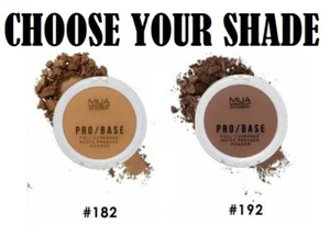 MUA Make Up Academy PRO BASE Full Coverage Matte Pressed Powder- CHOOSE YOUR - Picture 1 of 3