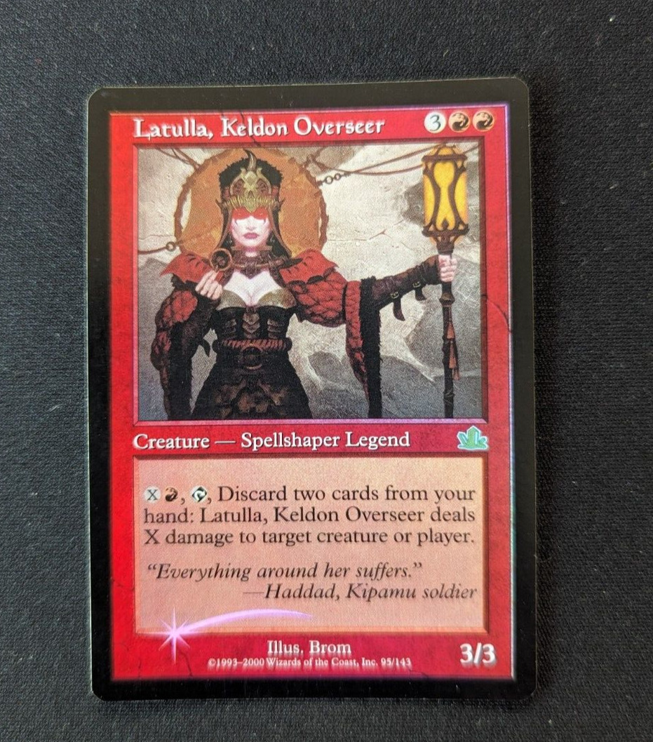 Magic Mtg FOIL Prophecy Latulla, Keldon Overseer   near mint