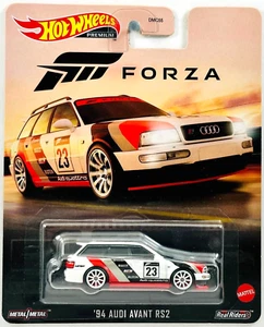Hot Wheels Retro Forza '94 Audi Avant RS2 1:64 Metal Diecast Car Model Toy Rings - Picture 1 of 3