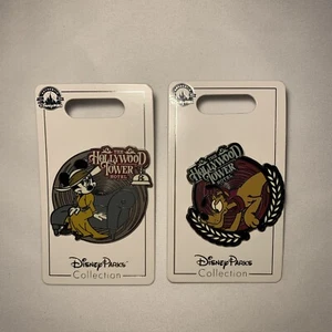 Disney Parks 2 Pin Lot Hollywood Tower Hotel Minnie Mouse + Pluto - NEW - Picture 1 of 1