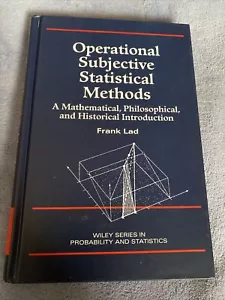 Operative subjektive statistische Methoden - Frank Lad Mathematik Wahrscheinlichkeit - Bild 1 von 3