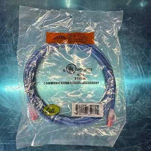 Allen Tel AT1610-BU Category 6 Patch Cord, 10-Foot Length, Blue, AT16 Series NEW - Picture 1 of 1