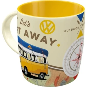 VW Bulli Let´s get Kaffeetasse Becher Souvenir Tasse 330 ml. coffee mug - Picture 1 of 5