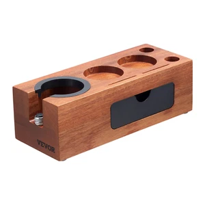 Wooden Espresso Tamping Station 51-58 mm Station with Detachable Slot - Picture 1 of 10