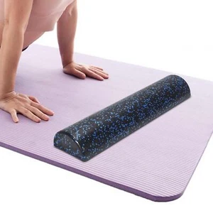 Half Round Foam Roller Neck High Density Back Legs Foot - Picture 1 of 9