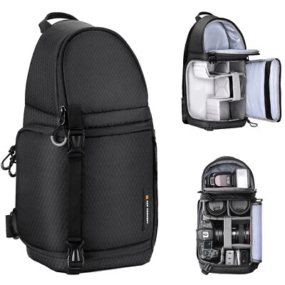 K&F Concept 10L Camera Sling Bag Crossbody Camera Shoulder Backpack DSLR/SLR - Image 1 of 4