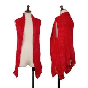 Y's bis LIMI Silk Sleeveless Knit Cardigan Size S(K-145100) - Picture 1 of 12