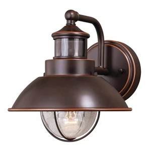 Vaxcel Lighting T0252 Bronze Harwich Single Light 9"H Outdoor Wall Sconce - Picture 1 of 12