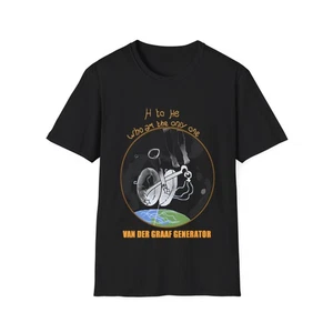 T-shirt unisex cotone morbido. Generatore Van Der Graaf. Da H a LUI - Foto 1 di 9