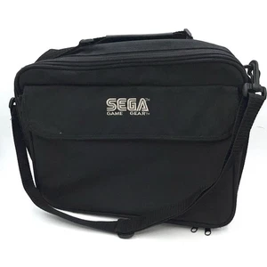 Sega Game Gear Black Carrying Case Travel Tote Messenger Bag - Picture 1 of 5