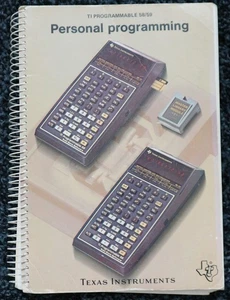 TEXAS INSTRUMENTS TI Programmable 58/59 Personal Programming Manual 1977 - Picture 1 of 2