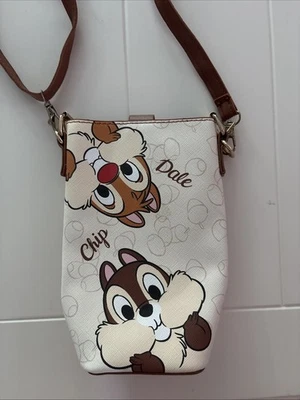 Disney Chip & Dale Small Cross Body Tote Purse Magnetic Clasp 7x5 Inches - Image 1 of 4