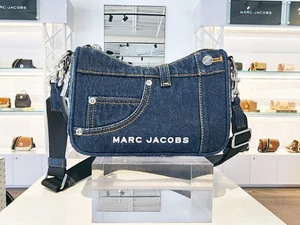 Latest Authentic Marc Jacobs Denim Convertible Shoulder Bag Crossbody $395 - Picture 1 of 13