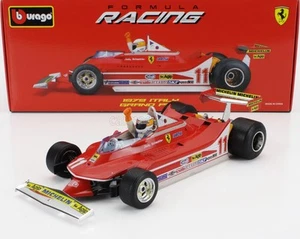 MODELLINO AUTO STATICO BURAGO FERRARI F1 312T4 WINNER MONZA 1979 SCHECKTER 1:18 - Foto 1 di 12