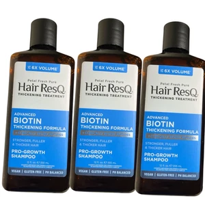 3-Pack Petal Fresh Hair ResQ Biotin Thickening Shampoo 12oz Pro-Growth New - Picture 1 of 1