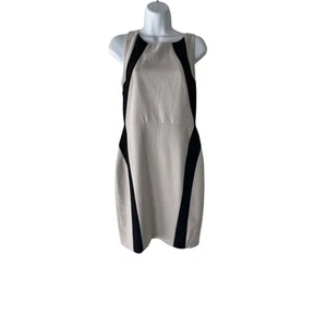 Marc New York Size 6 Small Business Career Black Grey Block Dress - Picture 1 of 11