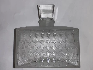 VINTAGE CHRISTIAN DIOR ? SQUARE CLEAR GLASS PERFUME BOTTLE W/STOPPER 1950'S - Photo 1/16