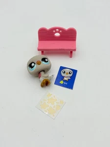 Figura Paloma Gris Littlest Pet Shop Rosa Parque Banco Accesorio Adhesivo 812 - Imagen 1 de 6