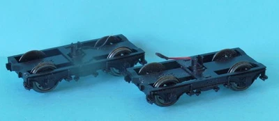 X4690M L9285 Hornby Par de piezas de repuesto de bogies Pullman con cable para entrenadores iluminados Foto 1 de 3