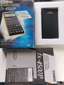 Vintage Computer Calculator Calculatrice Casio FX-4500P / BOX - Photo 1/22