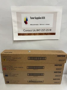 XEROX VERSANT 80 180 TONER CARTRIDGE 006R01642 43 44 45 - Picture 1 of 4