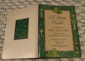 A CHRISTMAS KEEPSAKE BY HELEN STEINER RICE BOOK GIFT CARD 1978 - Picture 1 of 8