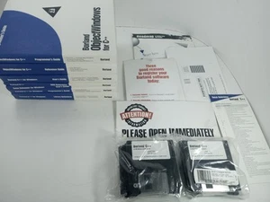 Borland C++ 4.0 Application & Framework Set DOS Windows Disks Manuals 3.5" Disks - Picture 1 of 11