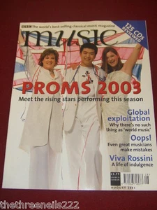BBC MUSIC - PROMS 2003 - AUG 2003 VOL 11 # 12 - Picture 1 of 1