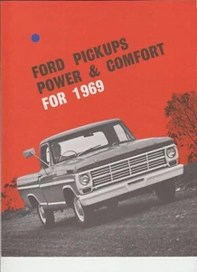 1969 Ford Pick Up F100/F250/F250 4x4 - Ford South Africa  Prospekt / Brochure - Bild 1 von 4